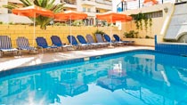 All Inclusive på hotell Litsa´s Lefkoniko Beach.