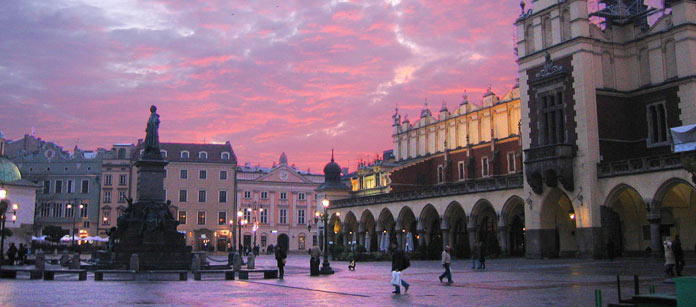 Weekendtur til Krakow med fly og hotell.