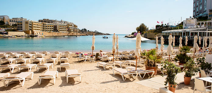 Reiser til St. Julians/Sliema.